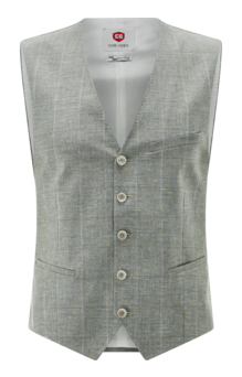 Baumwoll-Mix Weste CG Plum