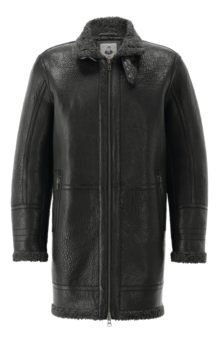 Leder Mantel CG Lambert