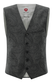 Schurwoll Weste CG Plum