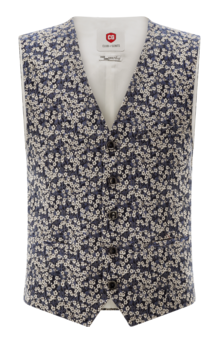 Baumwoll-Mix Weste CG Plum