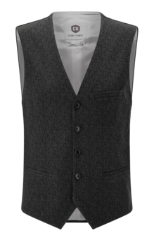 Baumwoll-Mix Weste CG Plum