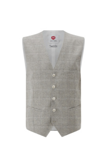 Gilet CG Plum en laine vierge mélangée