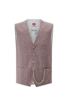 Gilet CG Plum en jersey